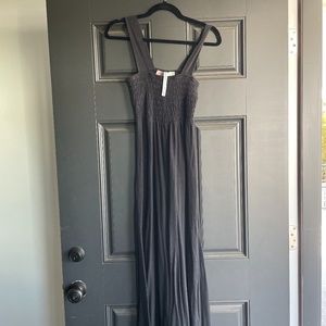 Free People Beach Smocked Wide Leg Homecoming Jumpsuit